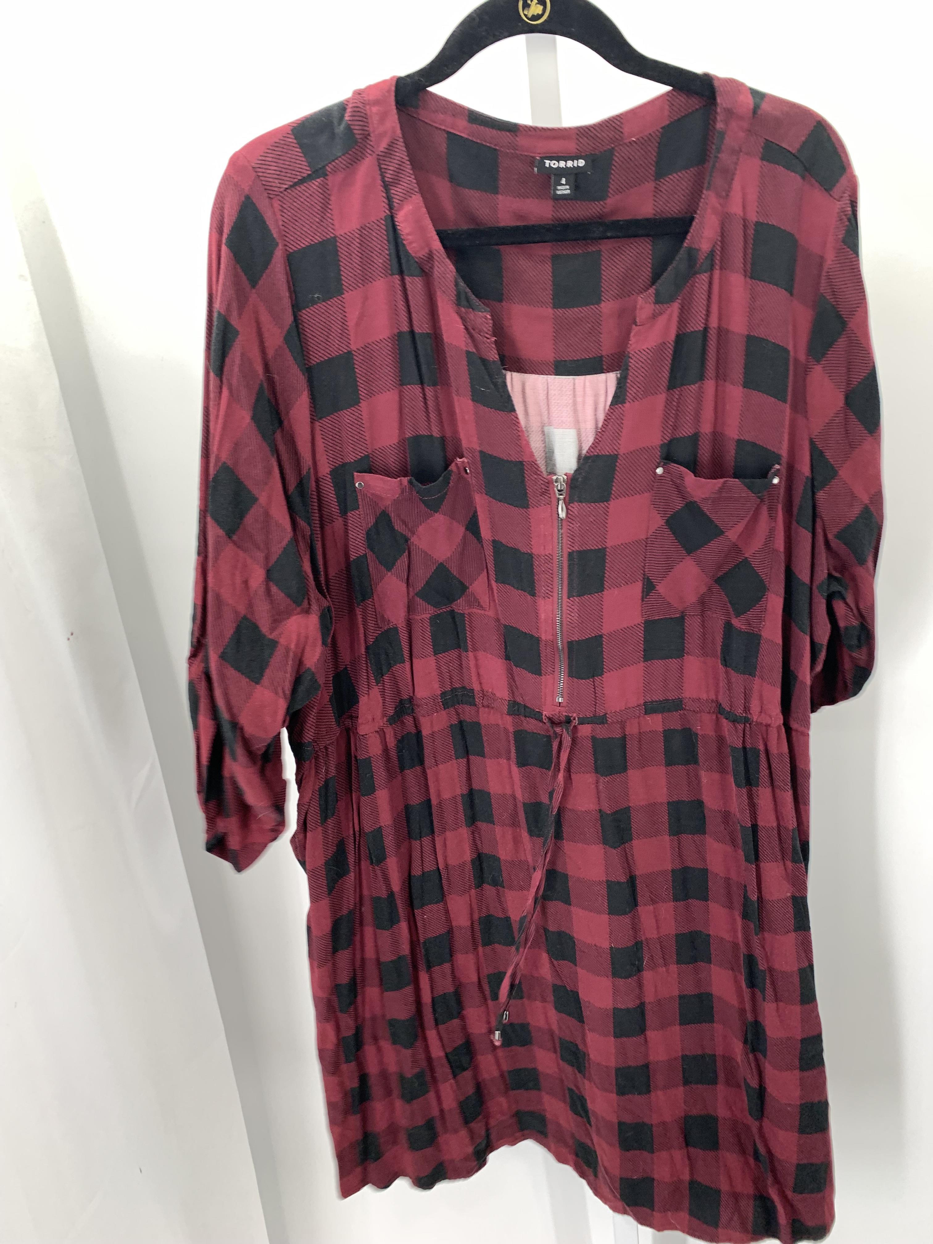 Torrid Size 4X Womens Short Sleeve Dress