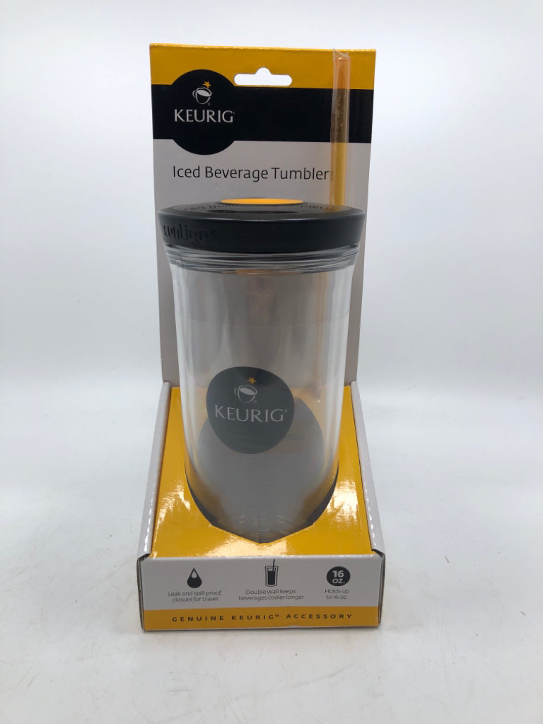 NIP KEURIG ICED BEVERAGE TUMBLER.