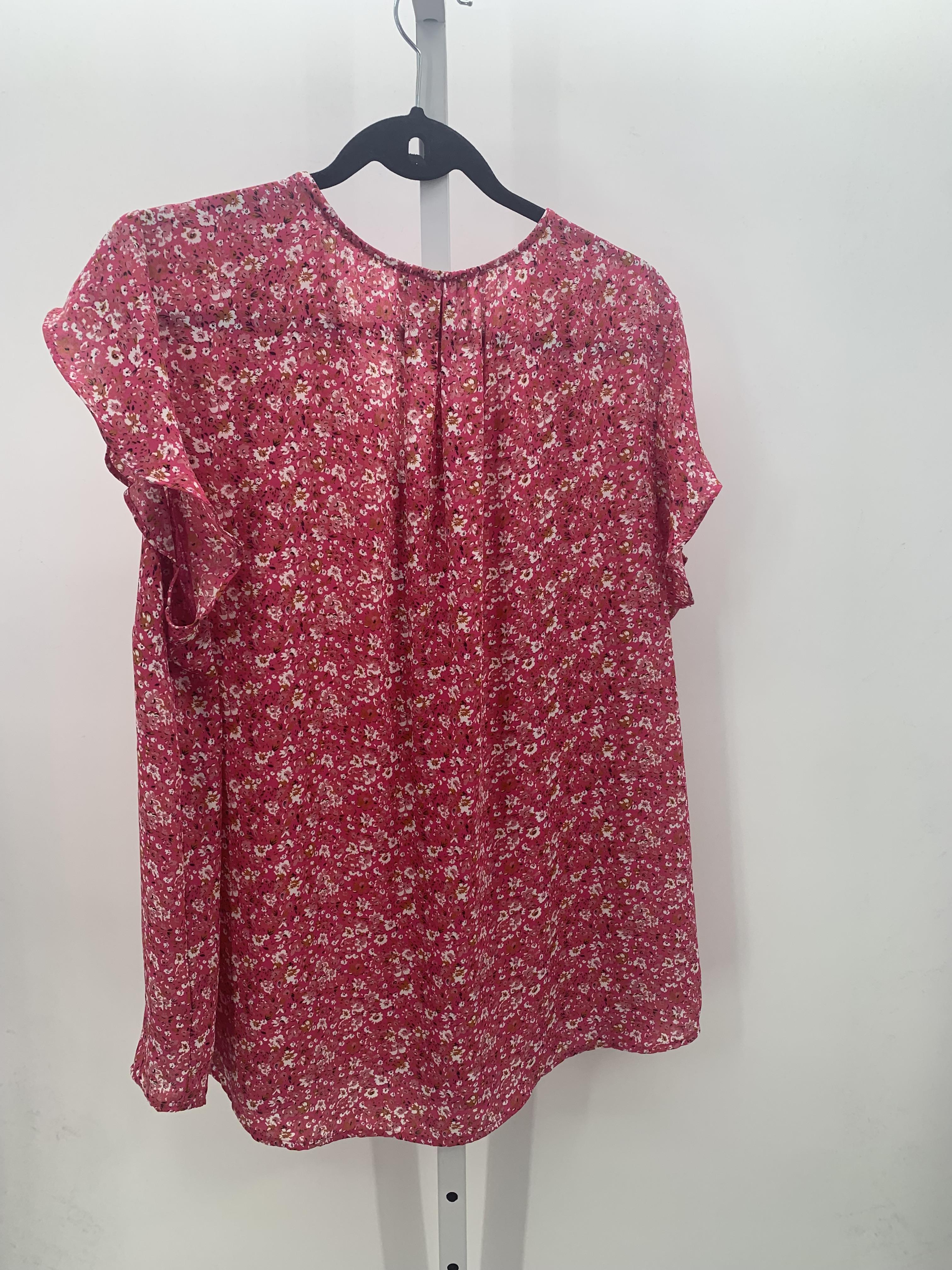 Cynthia Rowley Size 1X Womens Short Sleeve Shirt
