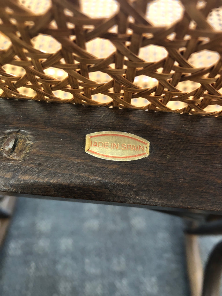 VTG LOW RATTAN ROCKER.