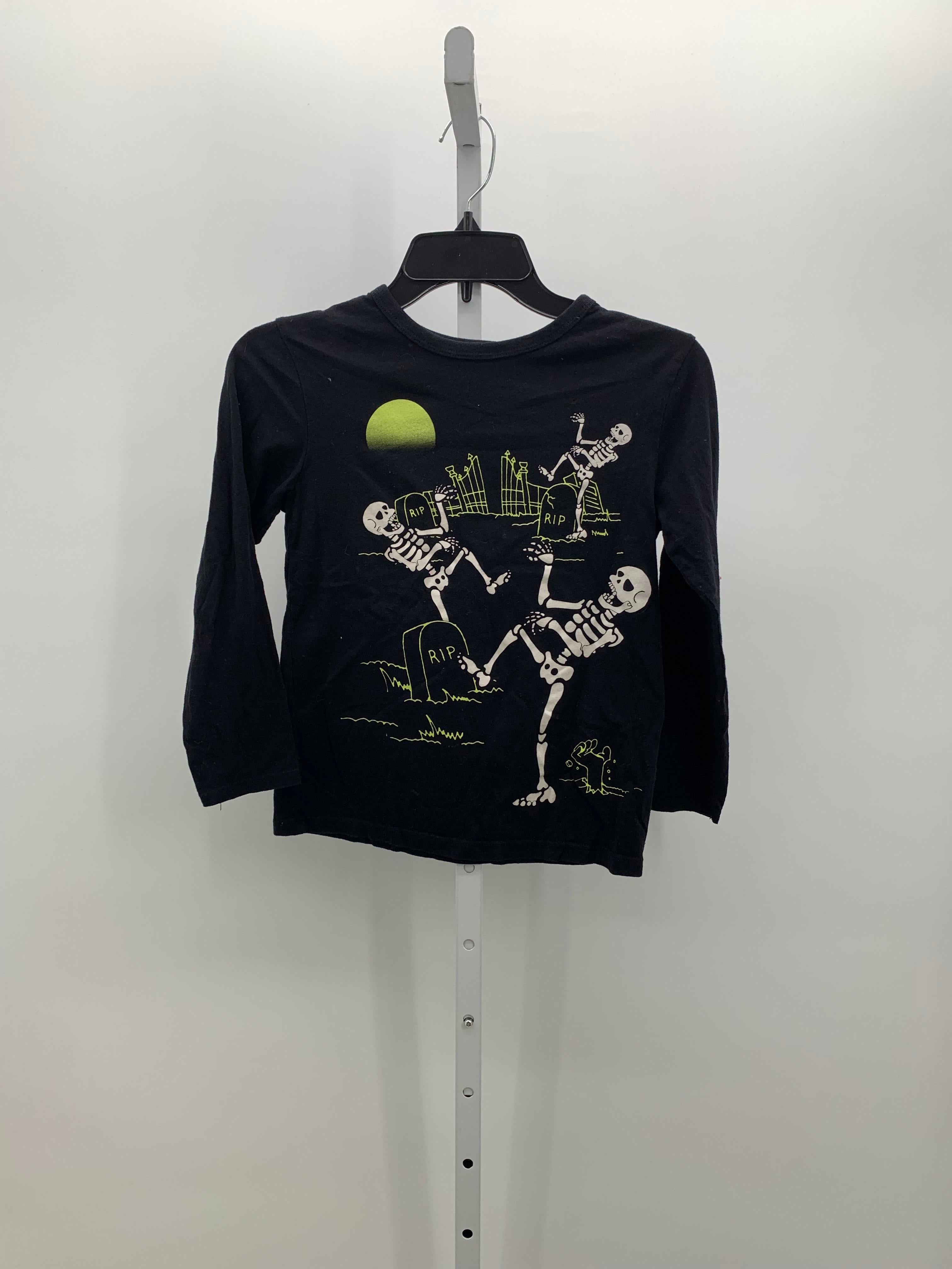 LONG SLV SHIRT DANCING SKELETONS