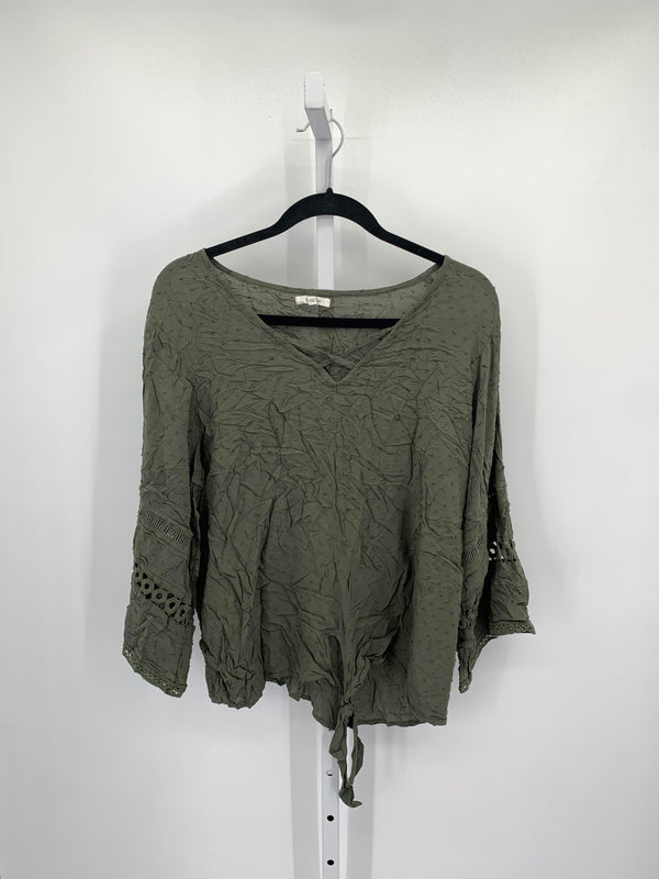 Maurices Size XXL Misses 3/4 Sleeve Shirt