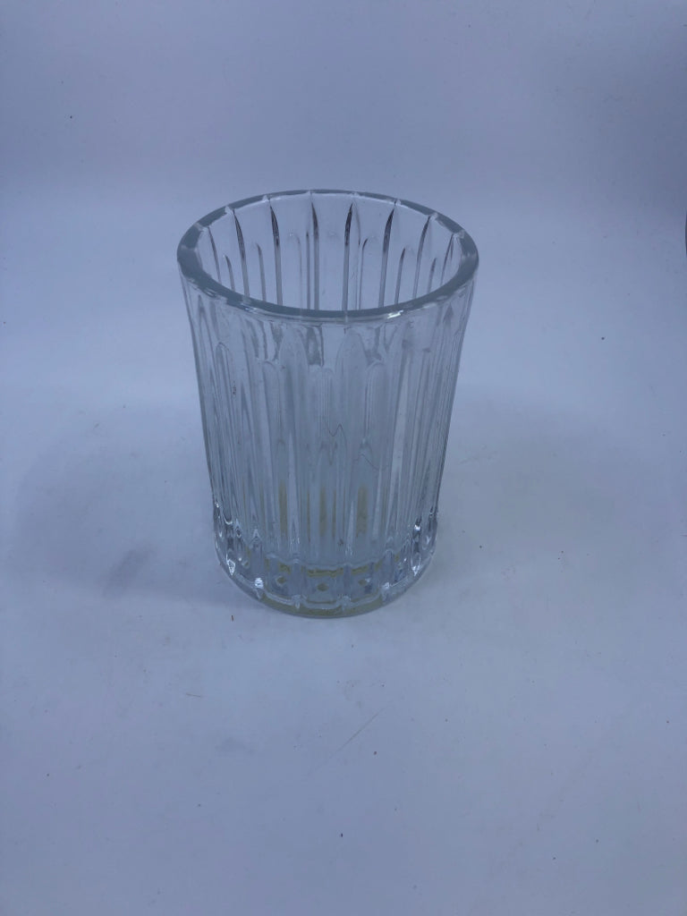 HEAVY LENOX CRYSTAL VASE.