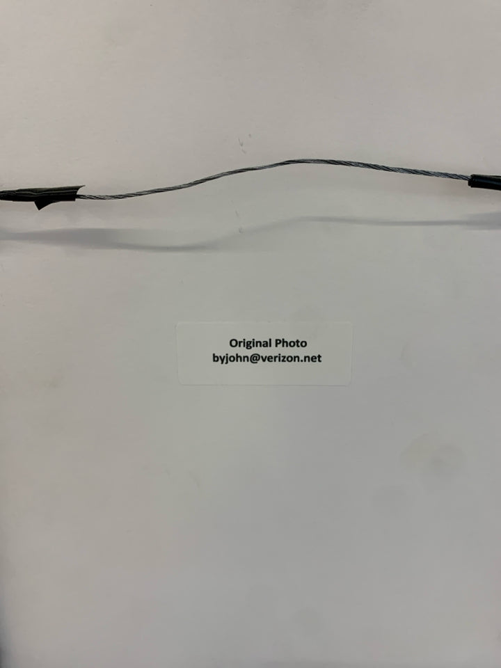 3 ORANGE DROPS PRINT IN BLACK FRAME- SIGNED.