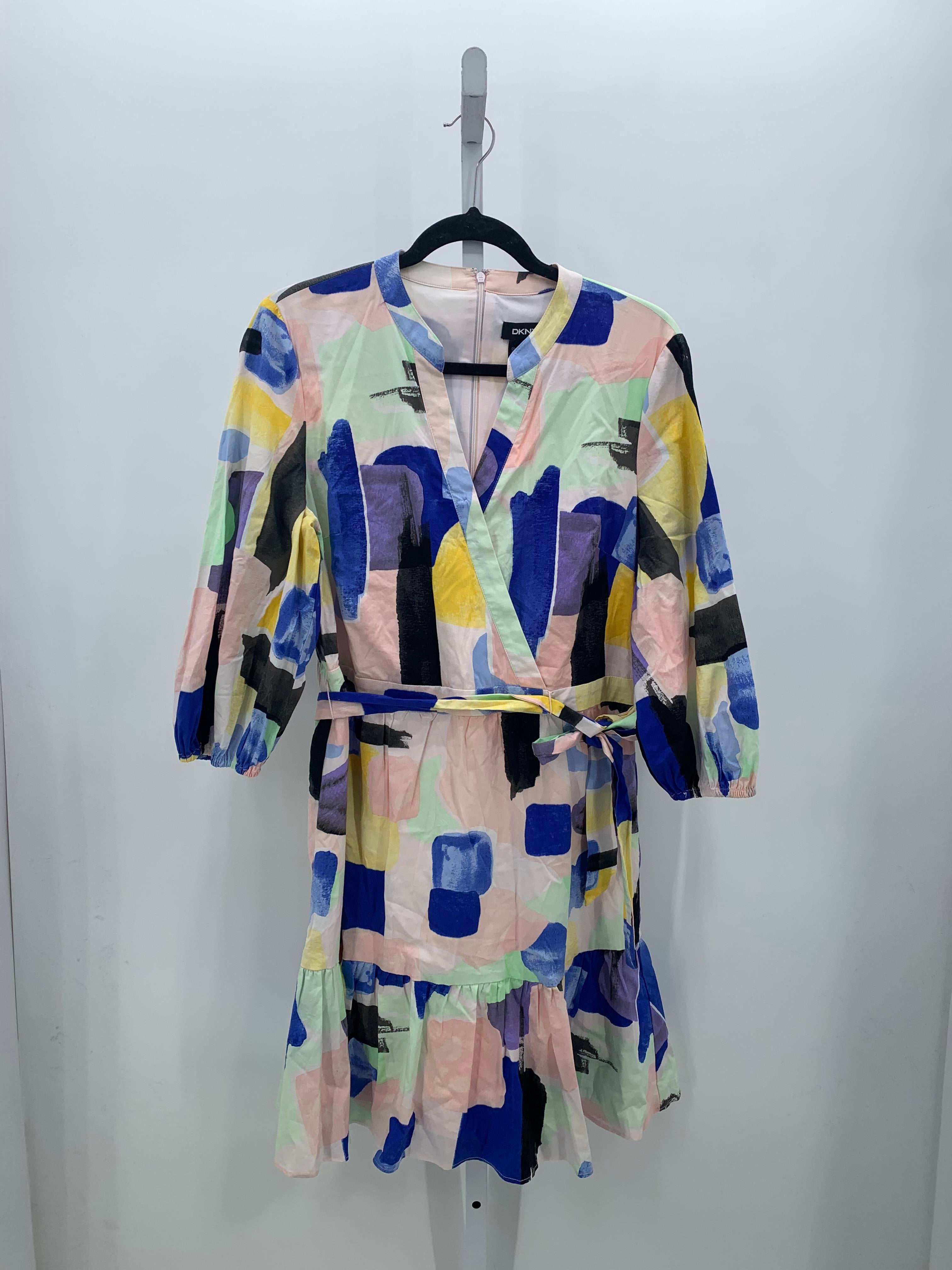 DKNY Size 14 Misses 3/4 Sleeve Dress