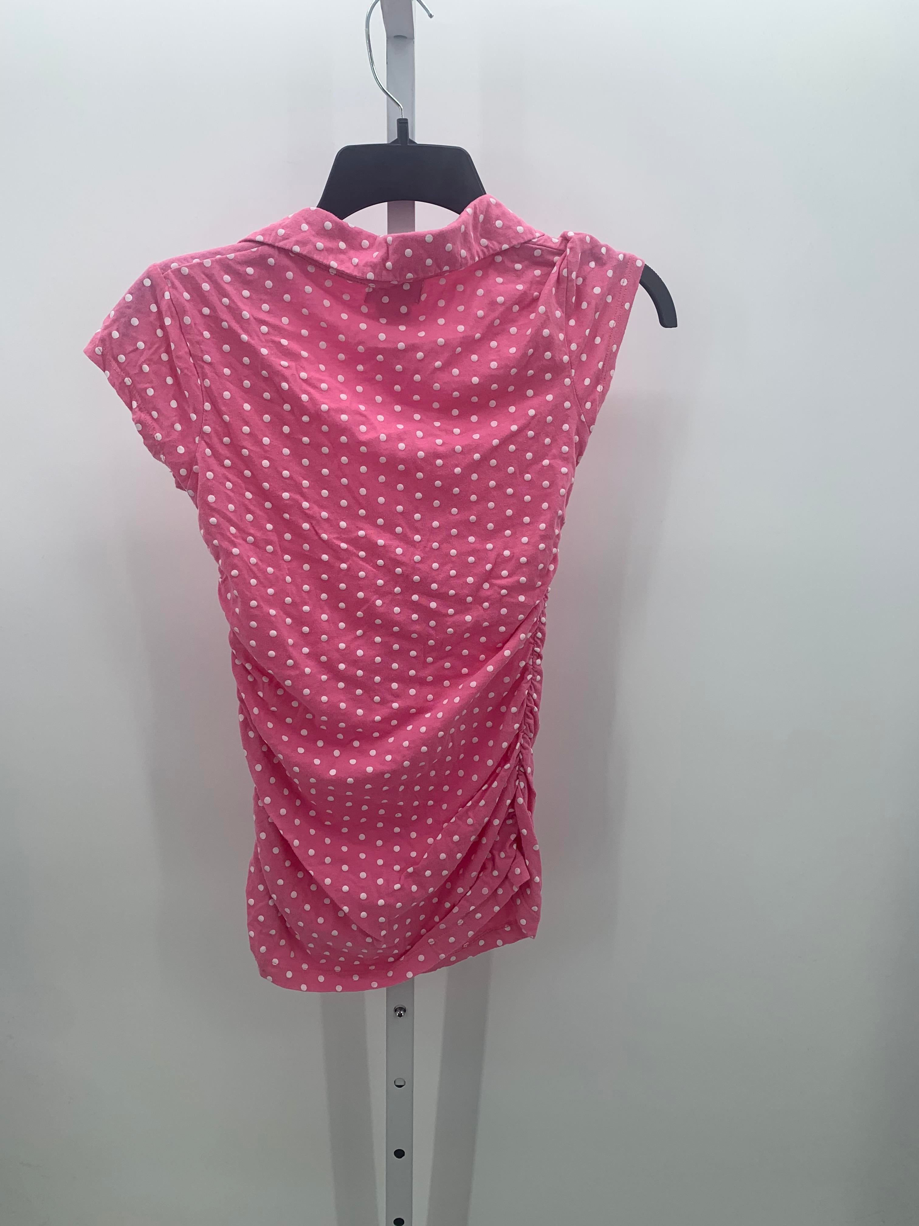 Next Era Pink Size Small Maternity Short Sleeve Shirt
