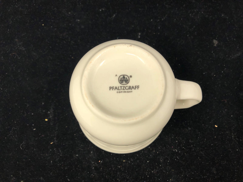 8PC PFALTZGRAFF BARN CUPS AND SAUCER SET.