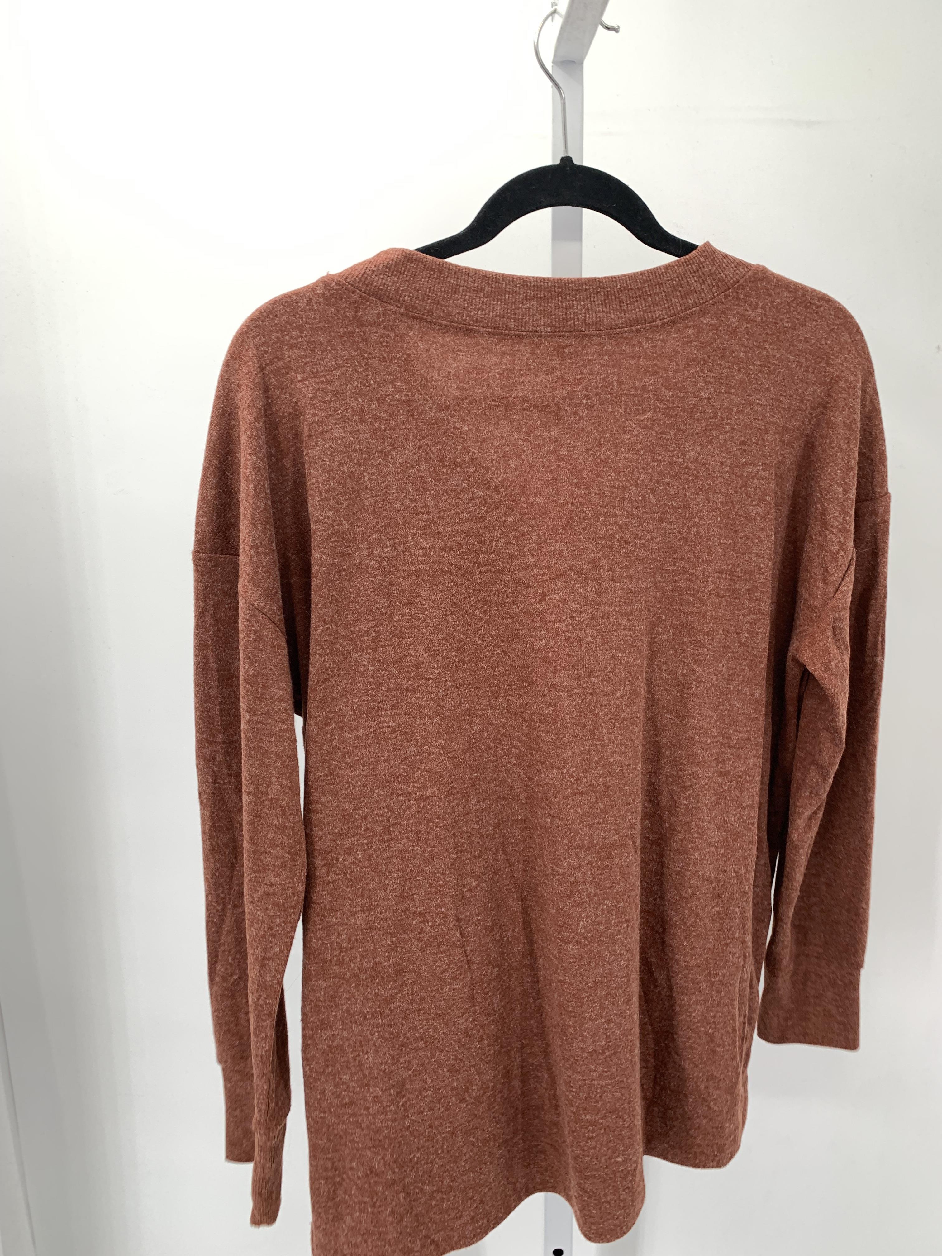 Loft Size Large Misses Long Sleeve Shirt