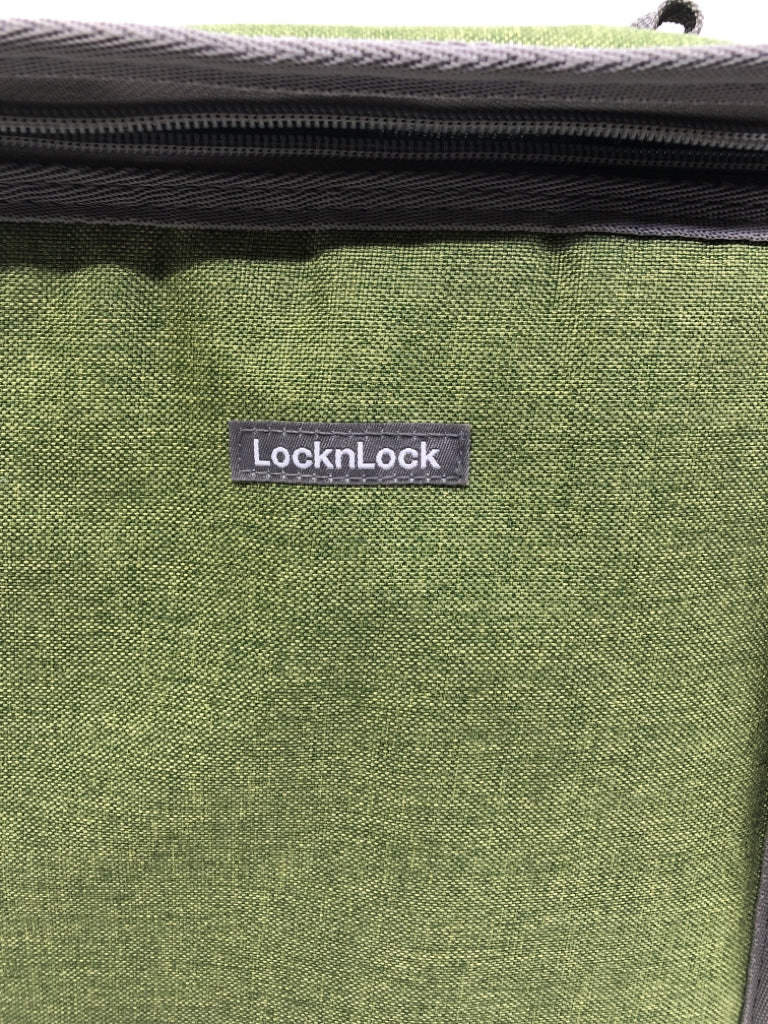 GREEN LOCK N LOCK LUNCH BOX.