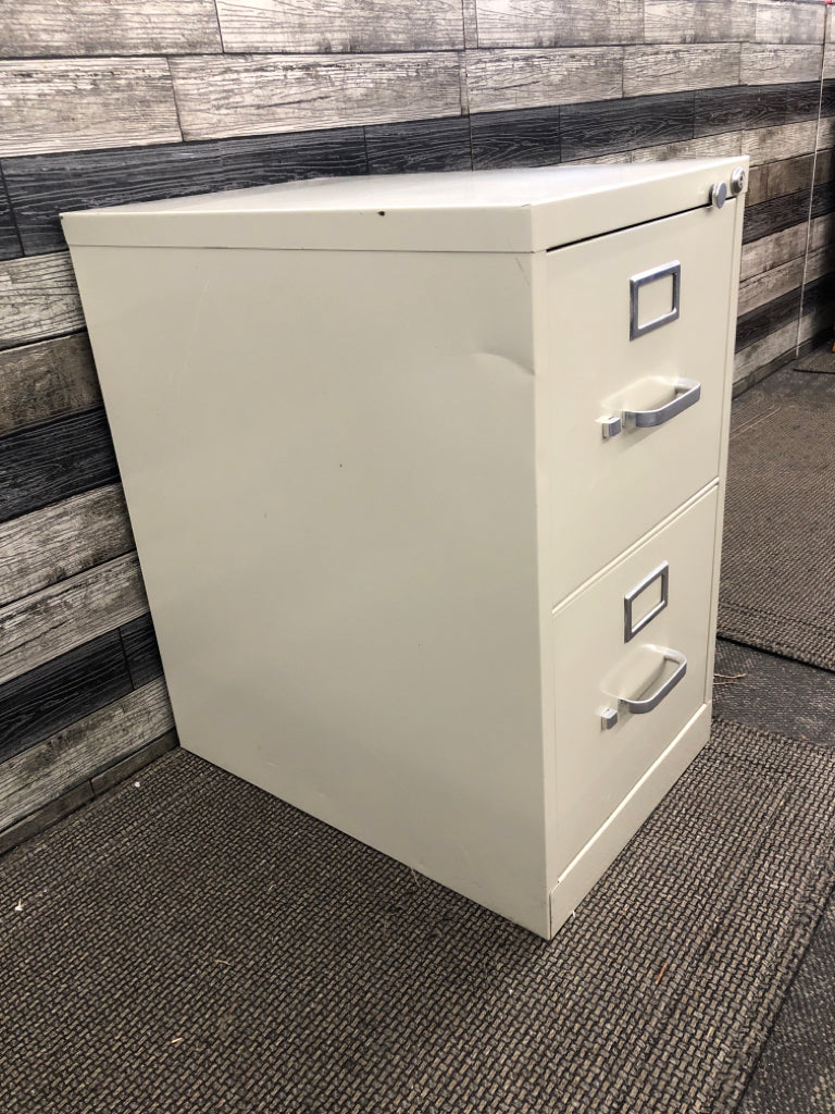 2 DRAWER FILING CABINET.
