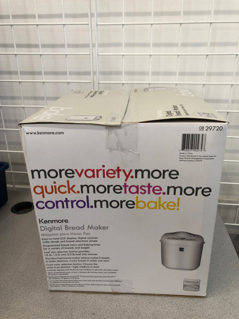 NIB DIGITAL BREAD MAKER.