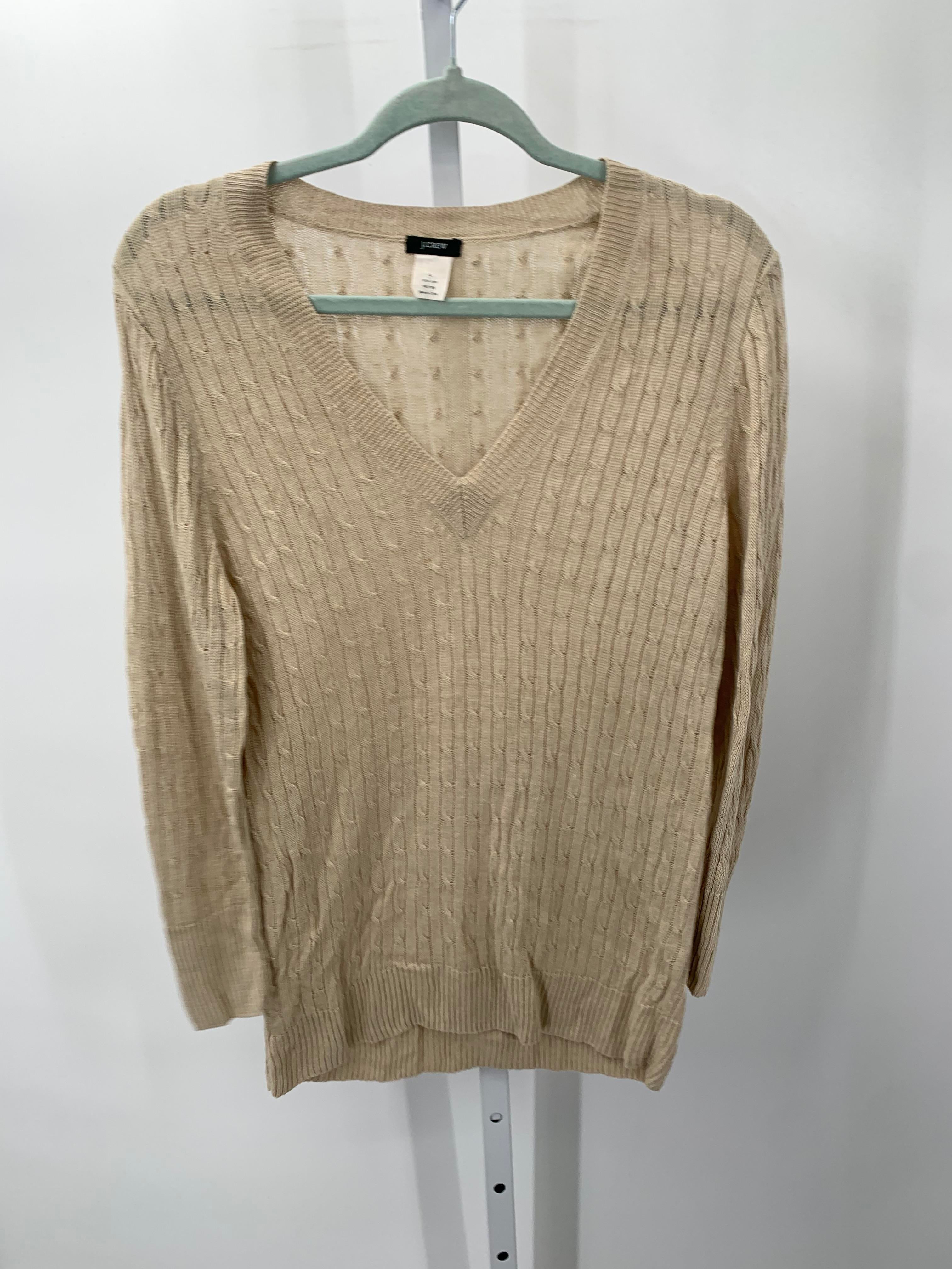 J. Crew Size Large Misses 3/4 Sleeve Sweater