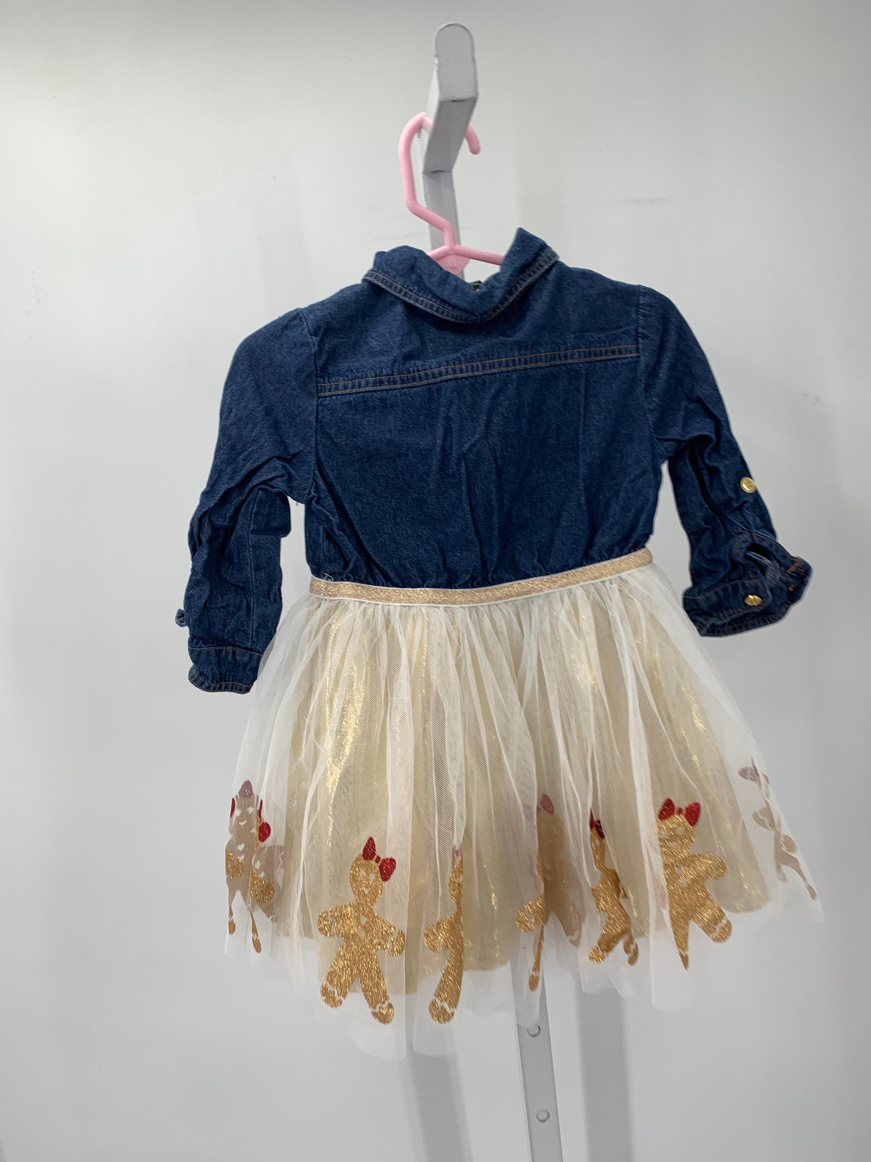 LONG SLV DRESS GINGER BREAD COOKIES.