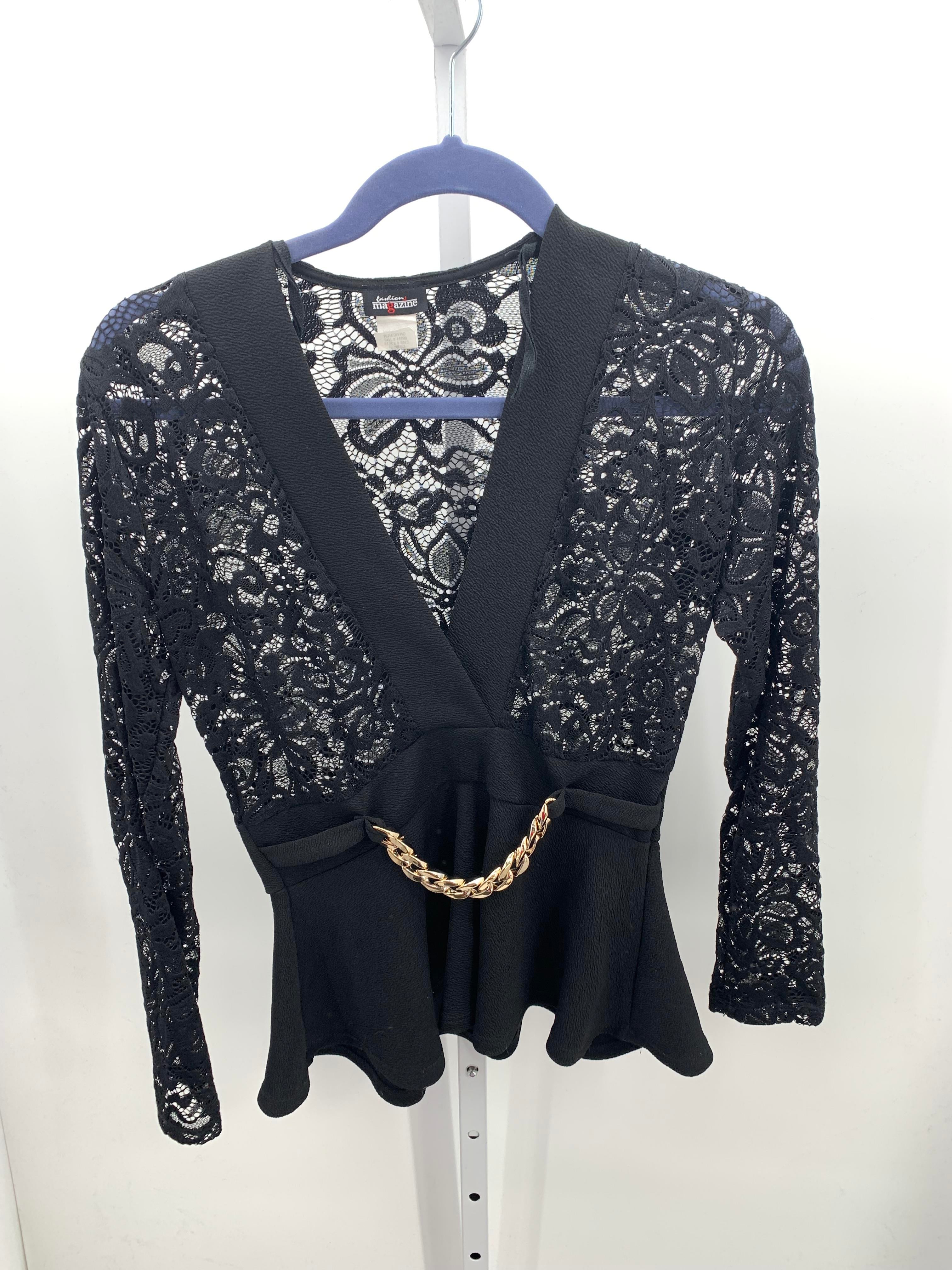 Size Medium Juniors Long Sleeve Shirt