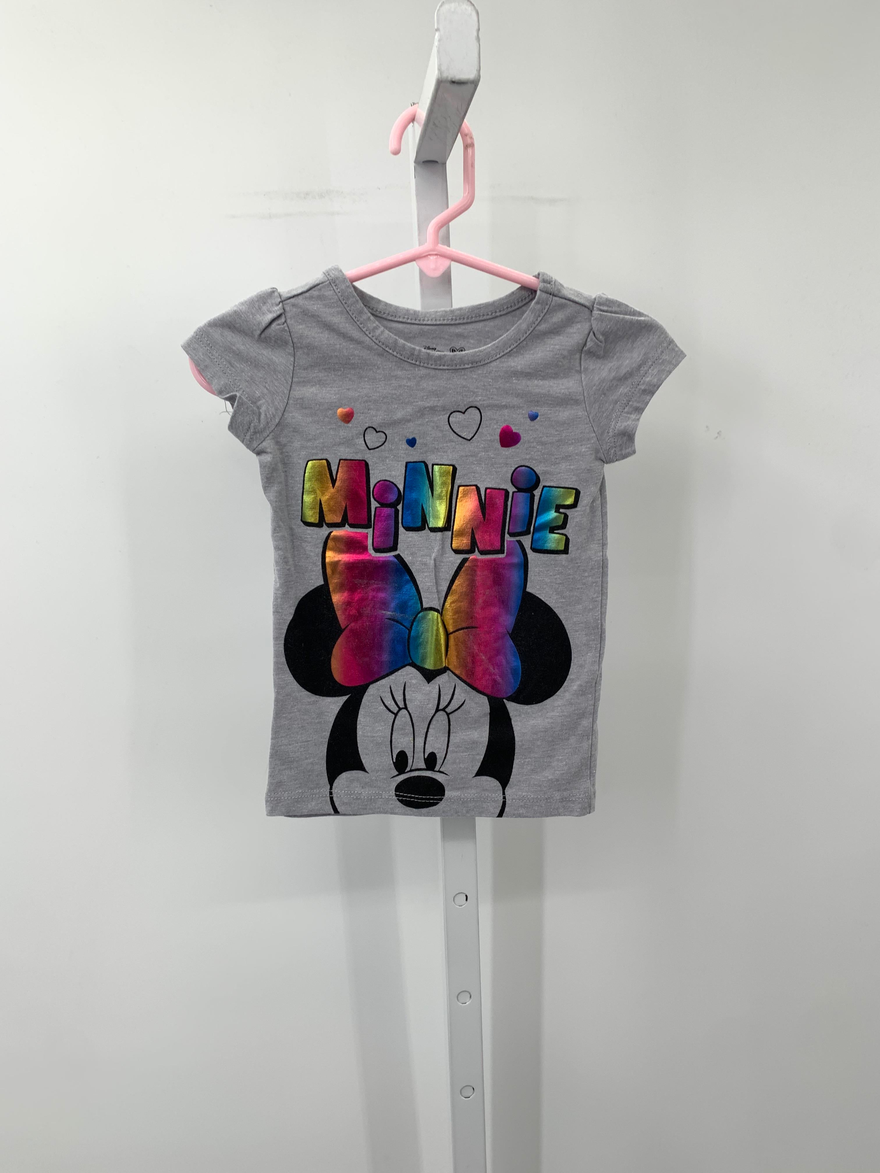 Disney Size 18 Months Girls Short Sleeve Shirt