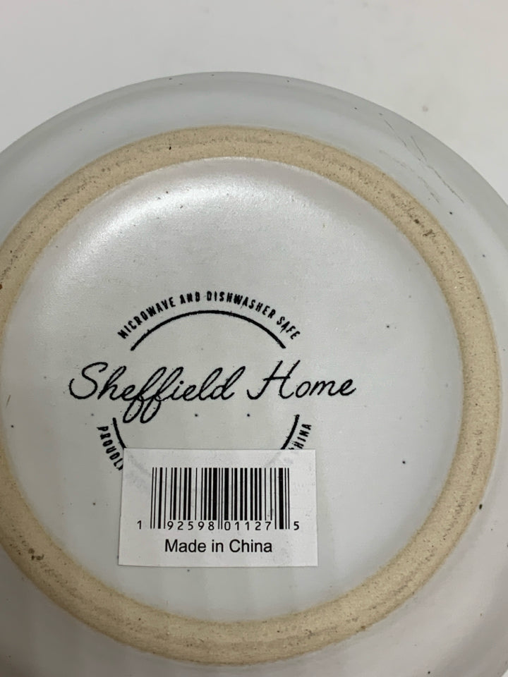 NWT SHEFFIELD HOME B&W SPECKLED COFFEE MUG.