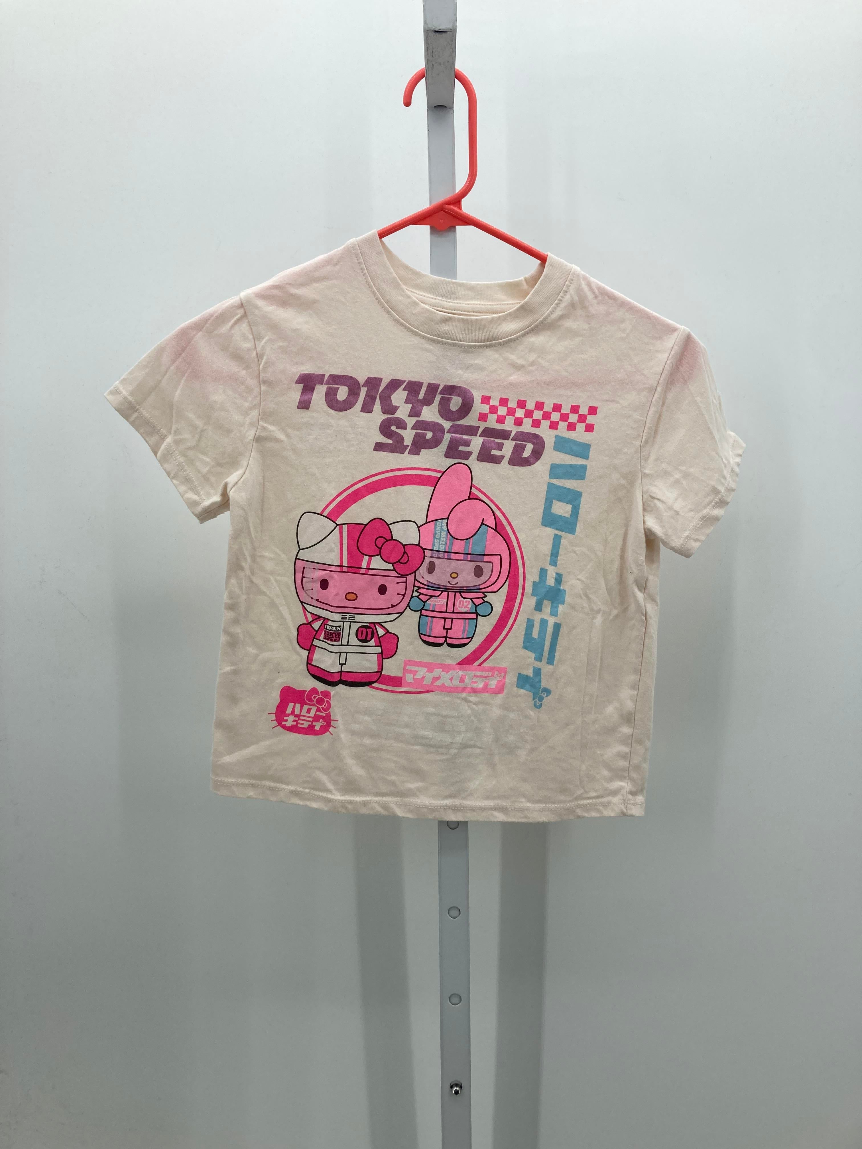 Hello Kitty Size 4-5 Girls Short Sleeve Shirt