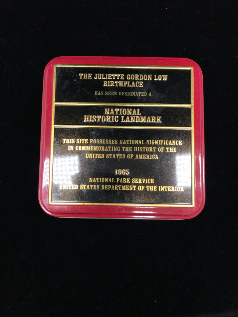 JULIETTE GORDON LOW GIRL SCOUTS COLLECTORS TIN.