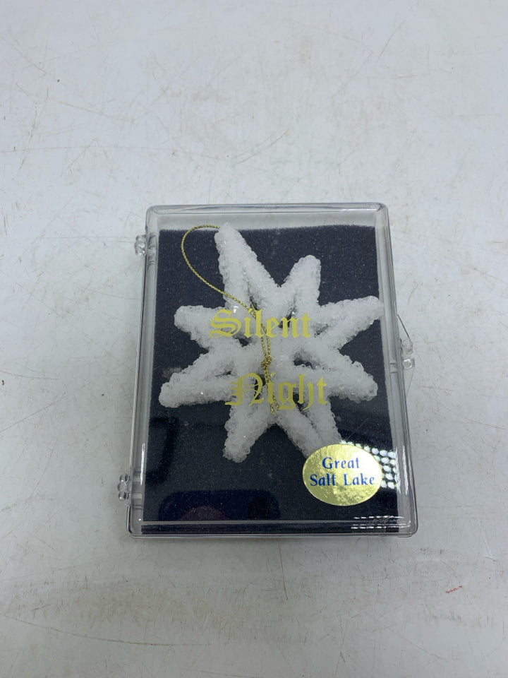 GREAT SALT LAKE SALT CRYSTAL STAR IN PACKAGE.