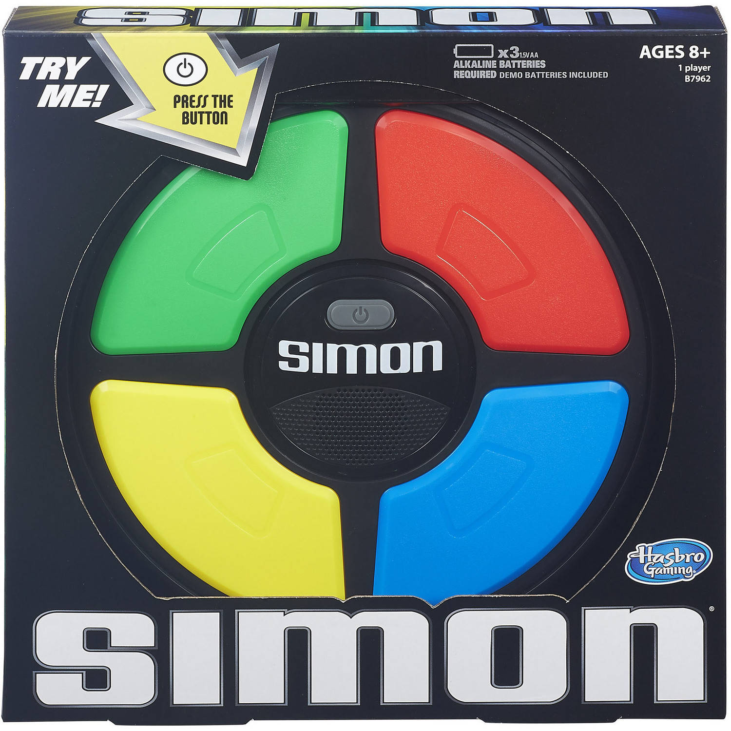 Simon Game by Hasbro  for Ages 8 and up  for 1 or More Players -