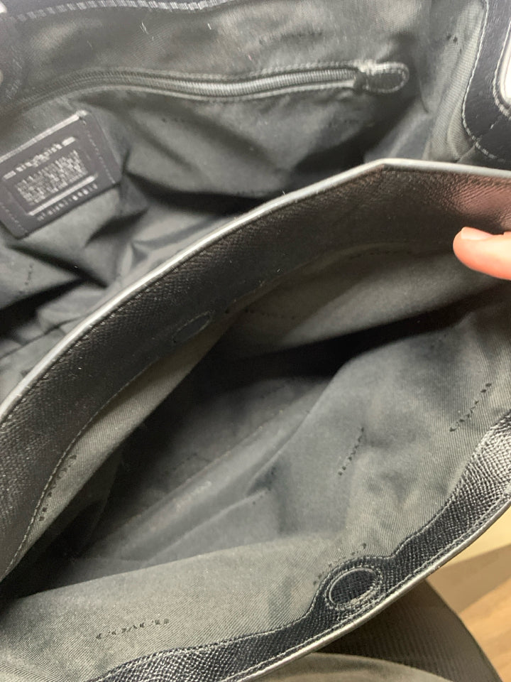 Coach Bailey Carryall Crossgrain Leather Shoulder Bag