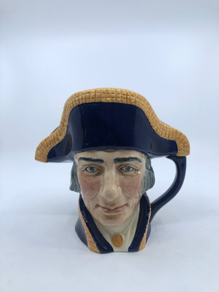 VTG "LORD NELSON" TOBY MUG PITCHER.