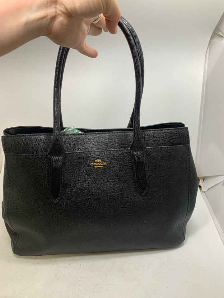 Coach Bailey Carryall Crossgrain Leather Shoulder Bag