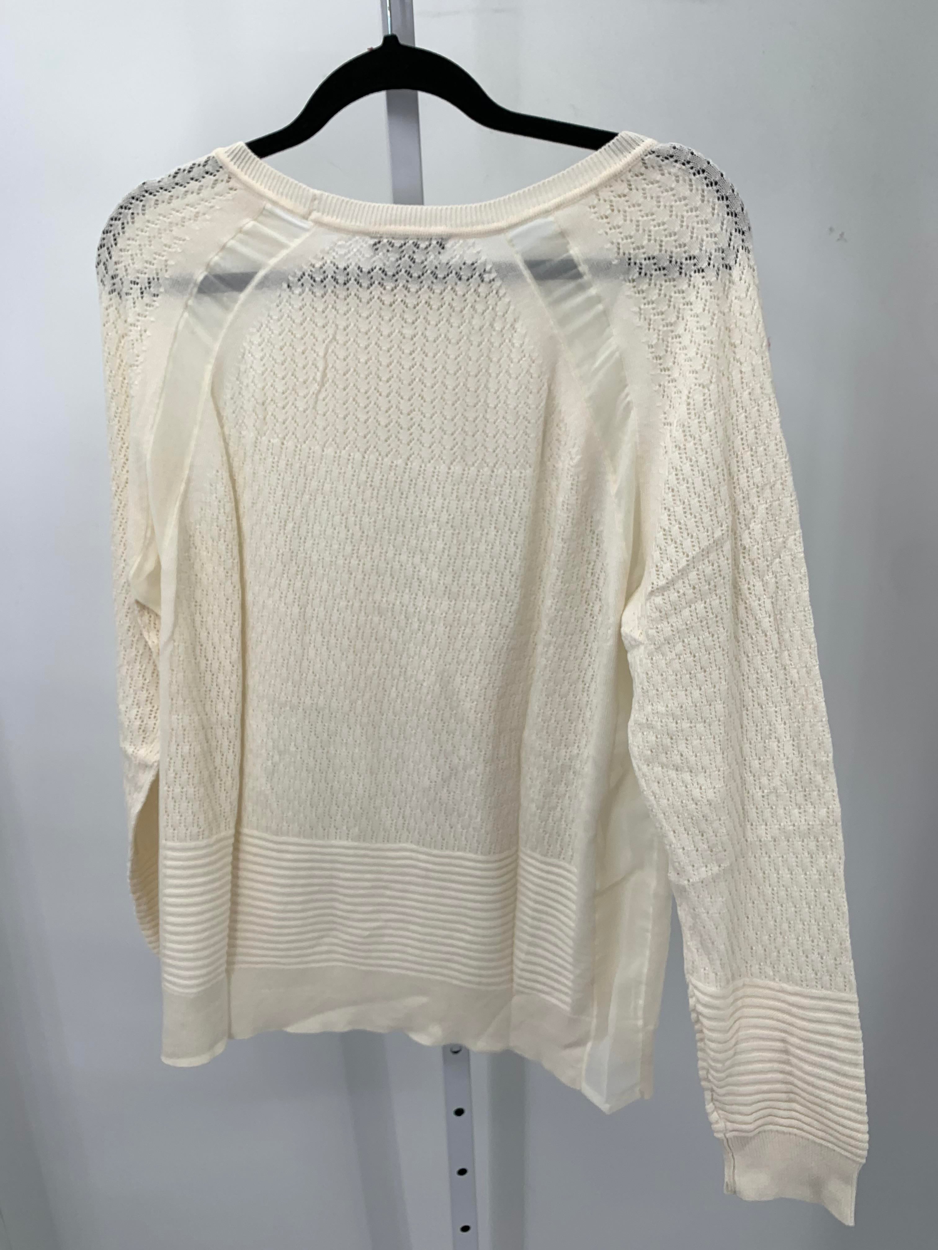 Halston Size Large Misses Long Slv Sweater