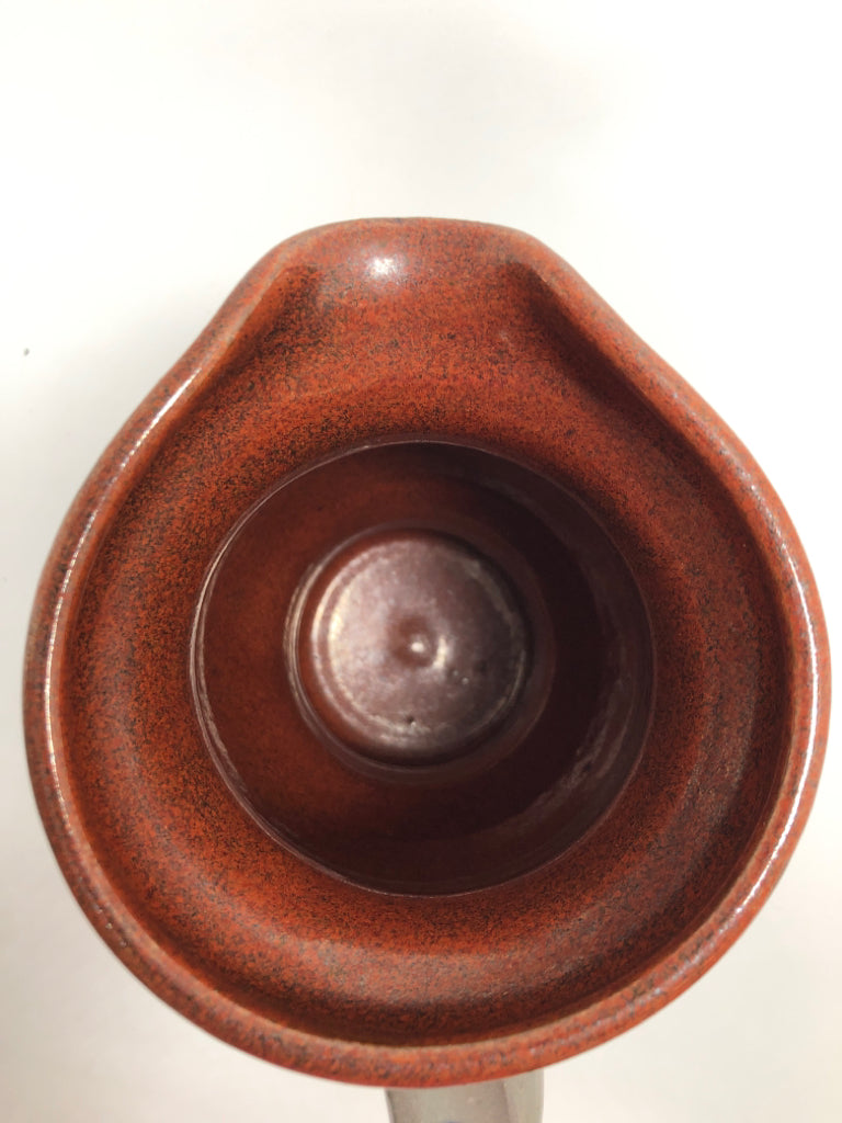 BOYLSTON STONEWARE SALT GLAZE PITCHER.