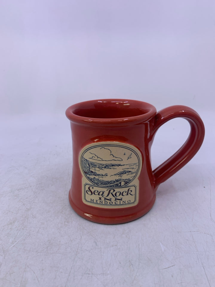 POTTERY SEA ROCK INN MUG.