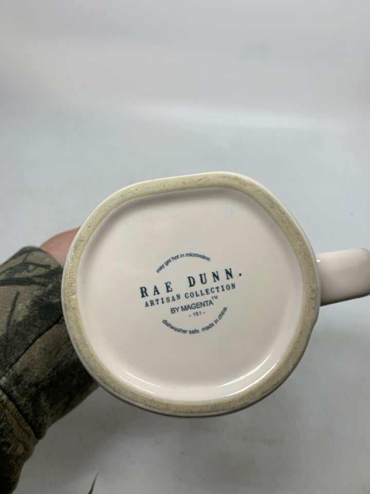 RUFF MORNING PINK INTERIOR MUG.