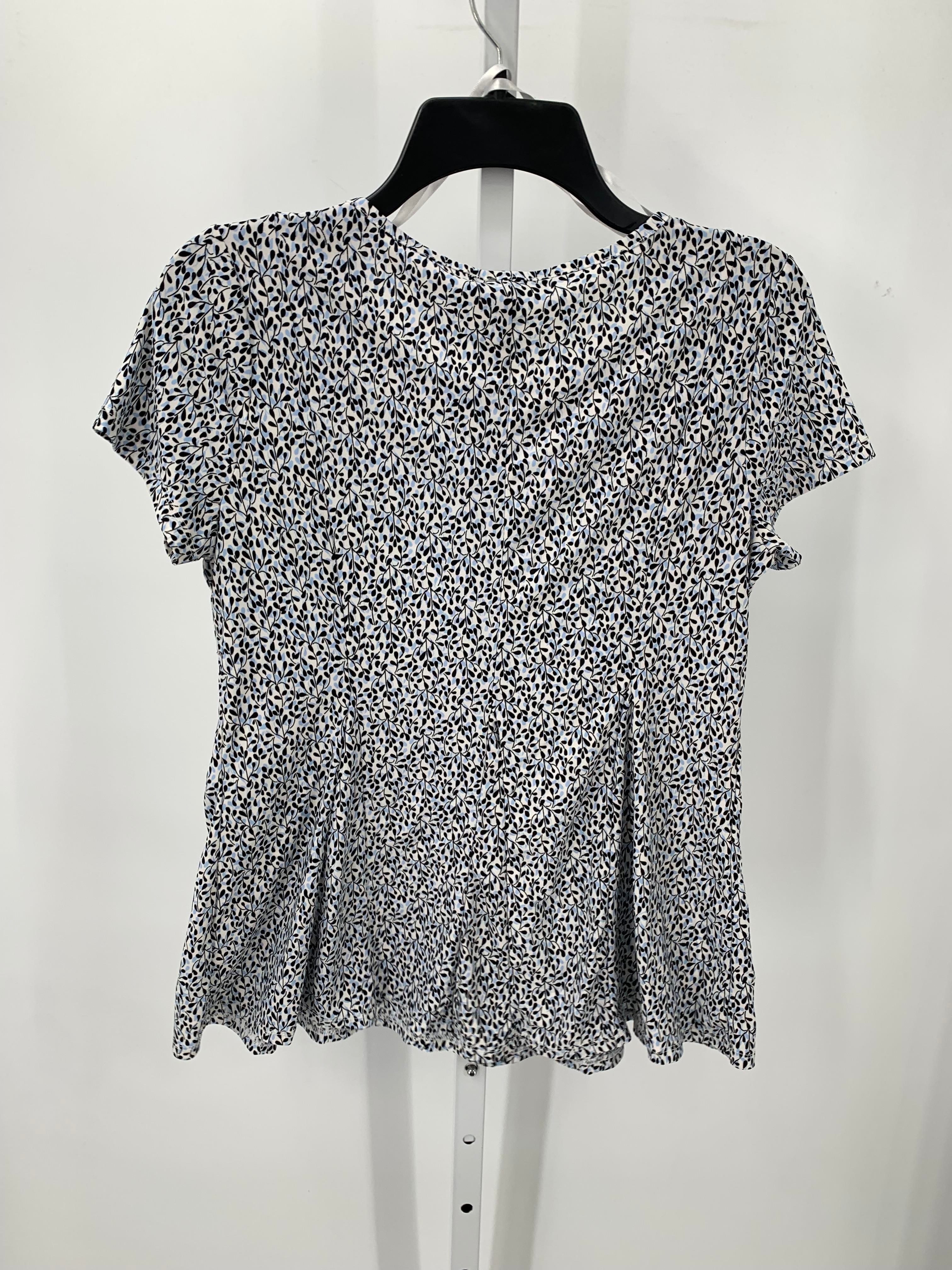 Roz & Ali Size Medium Petite Petite Short Sleeve Shirt