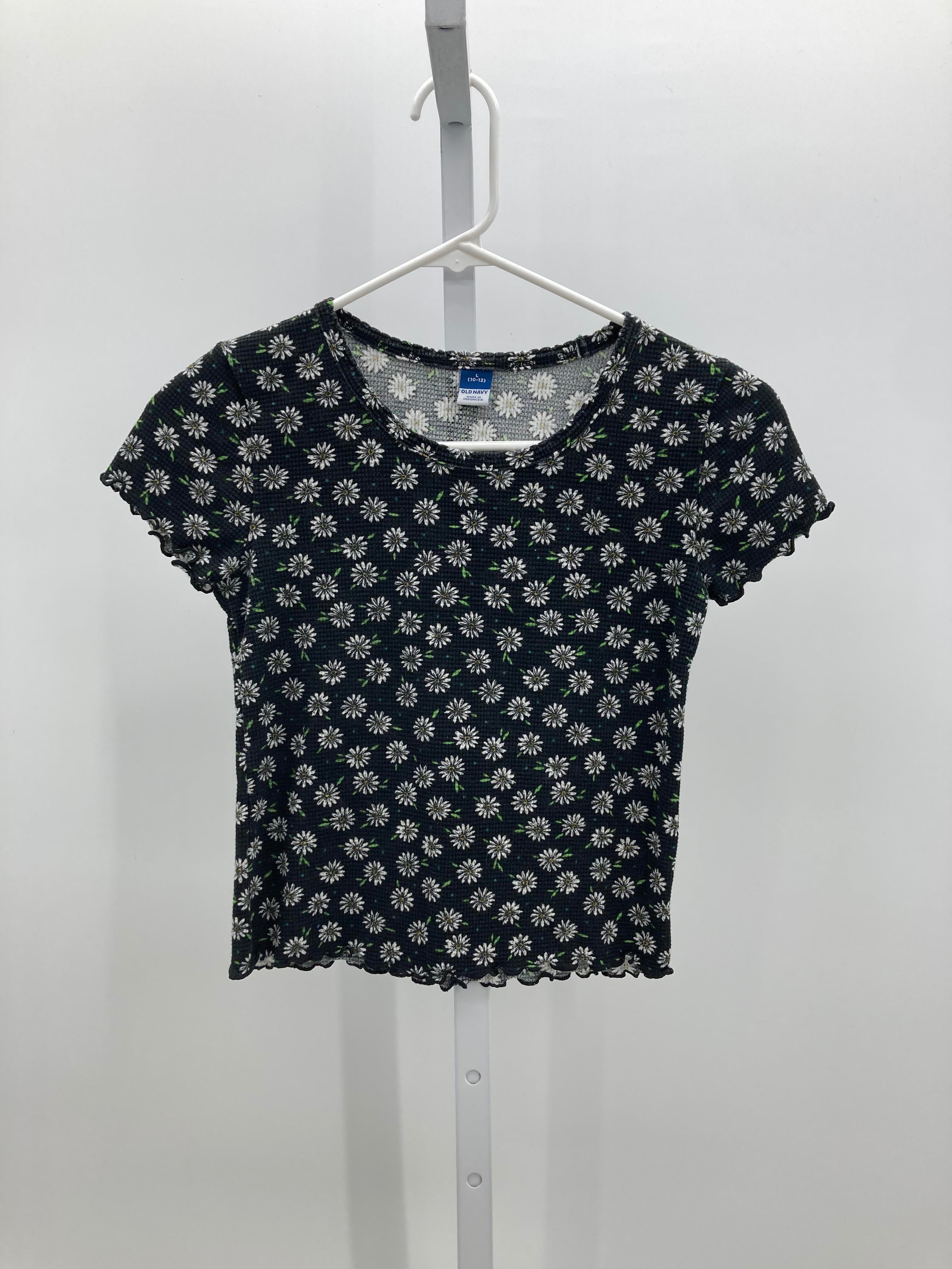 Old Navy Size 10-12 Girls Short Sleeve Shirt