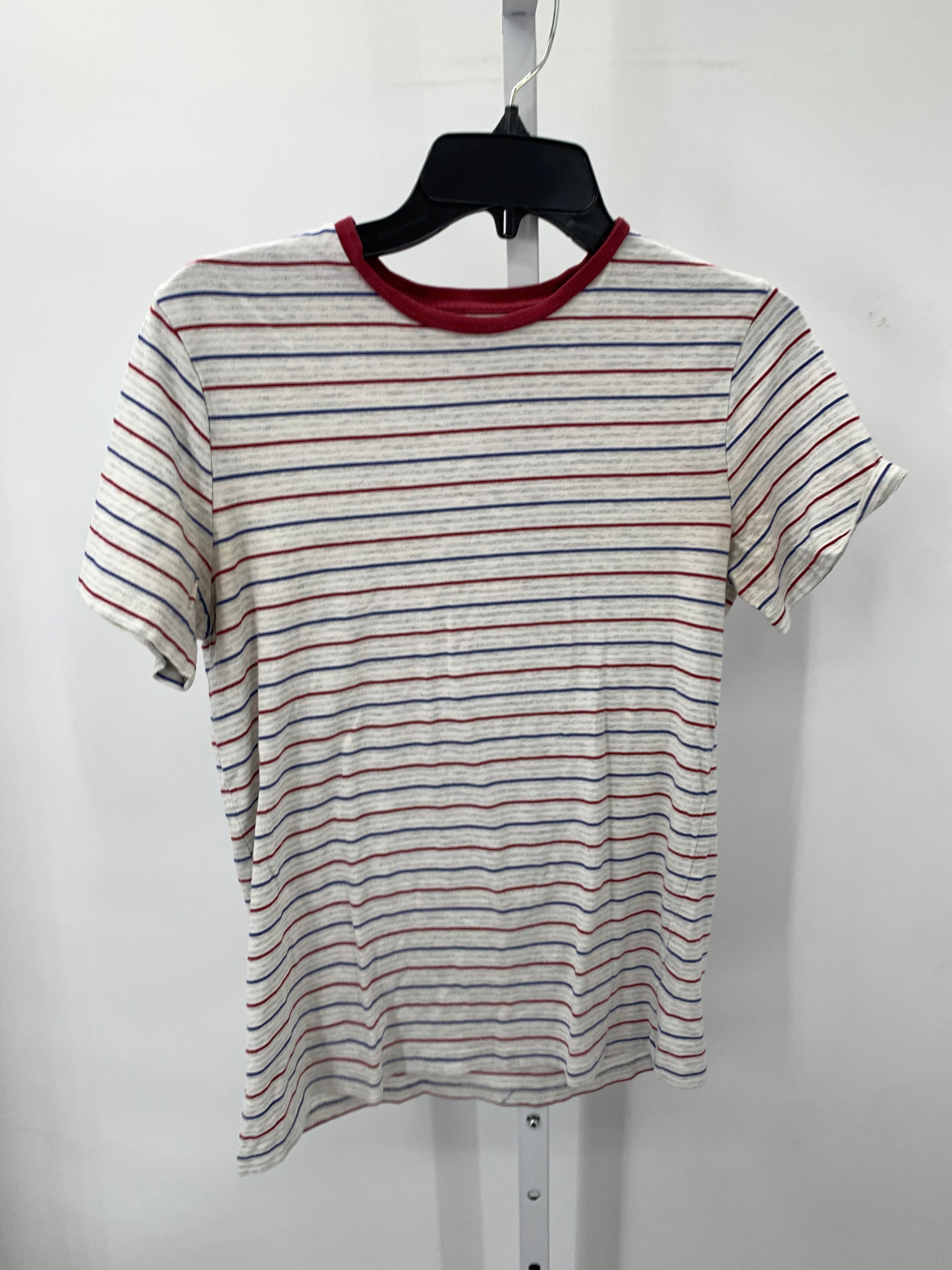RED BLUE STRIPES KNIT