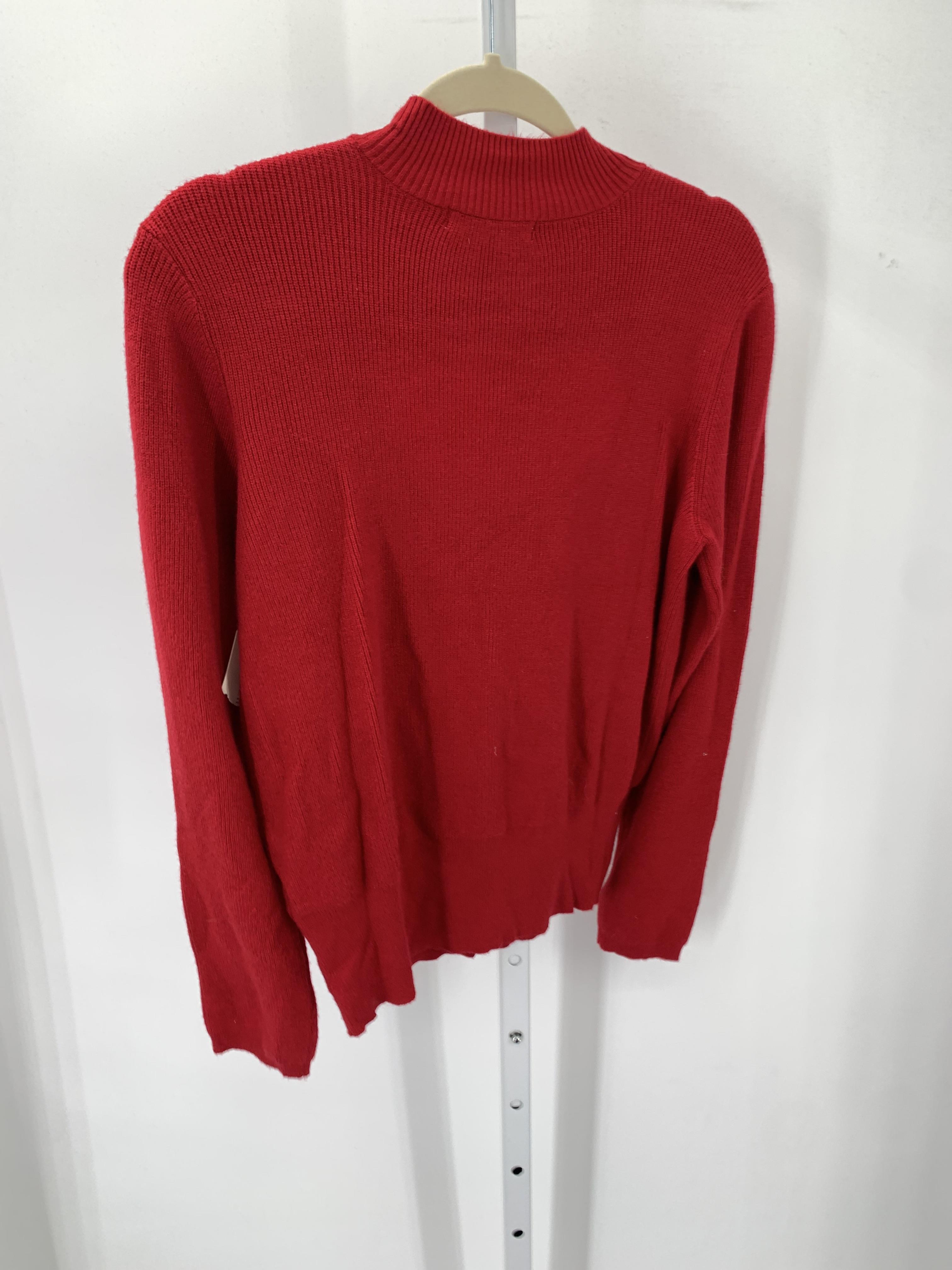 Size 1X Womens Long Slv Sweater