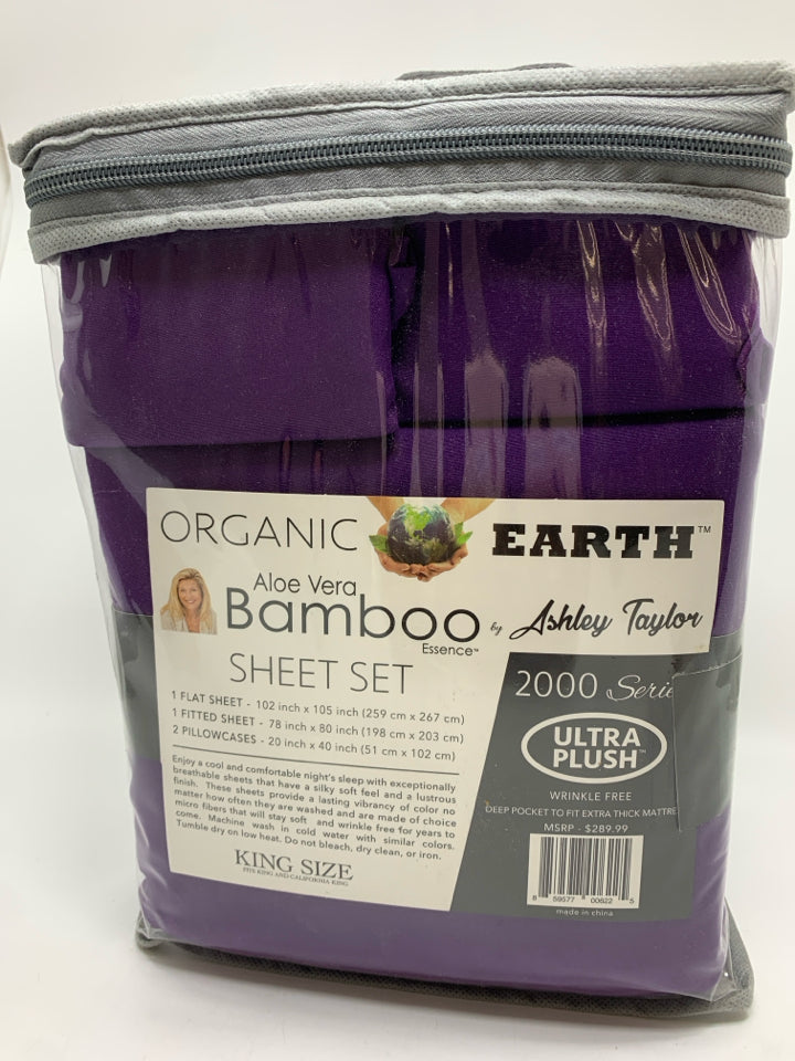 NIP KING PURPLE SHEET SET.
