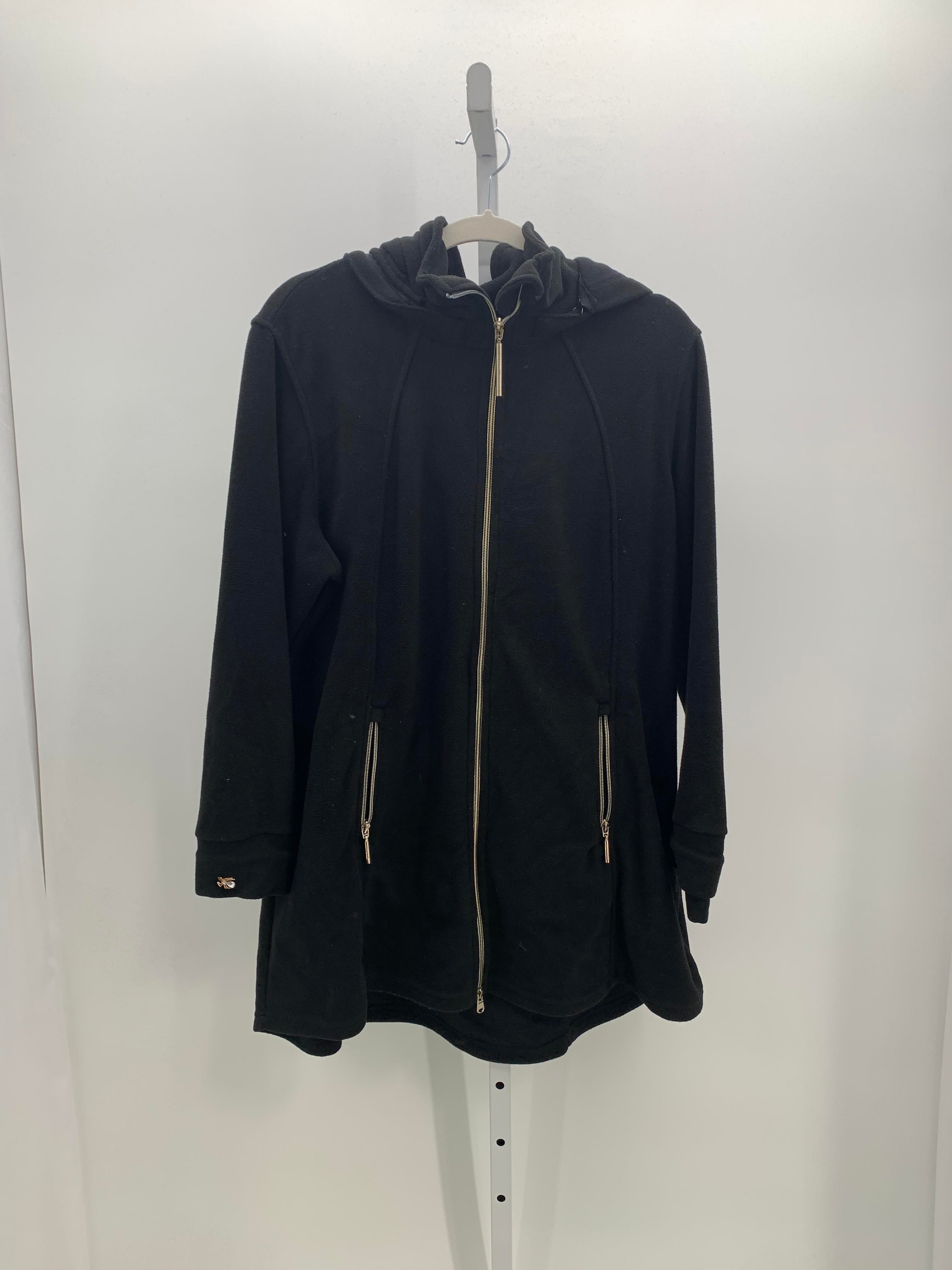 Calvin Klein Size 0X Womens Fleece Jacket
