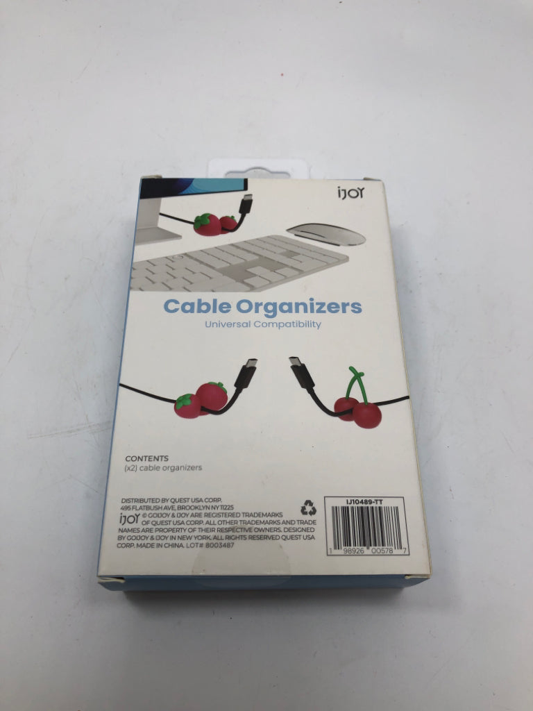 NIP CHERRY CABLE ORGANIZERS.