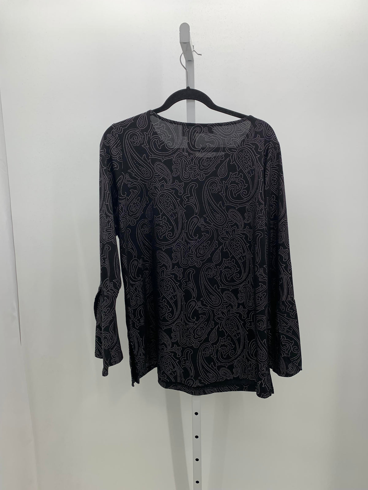 Susan Graver Size Large Misses Long Sleeve Shirt