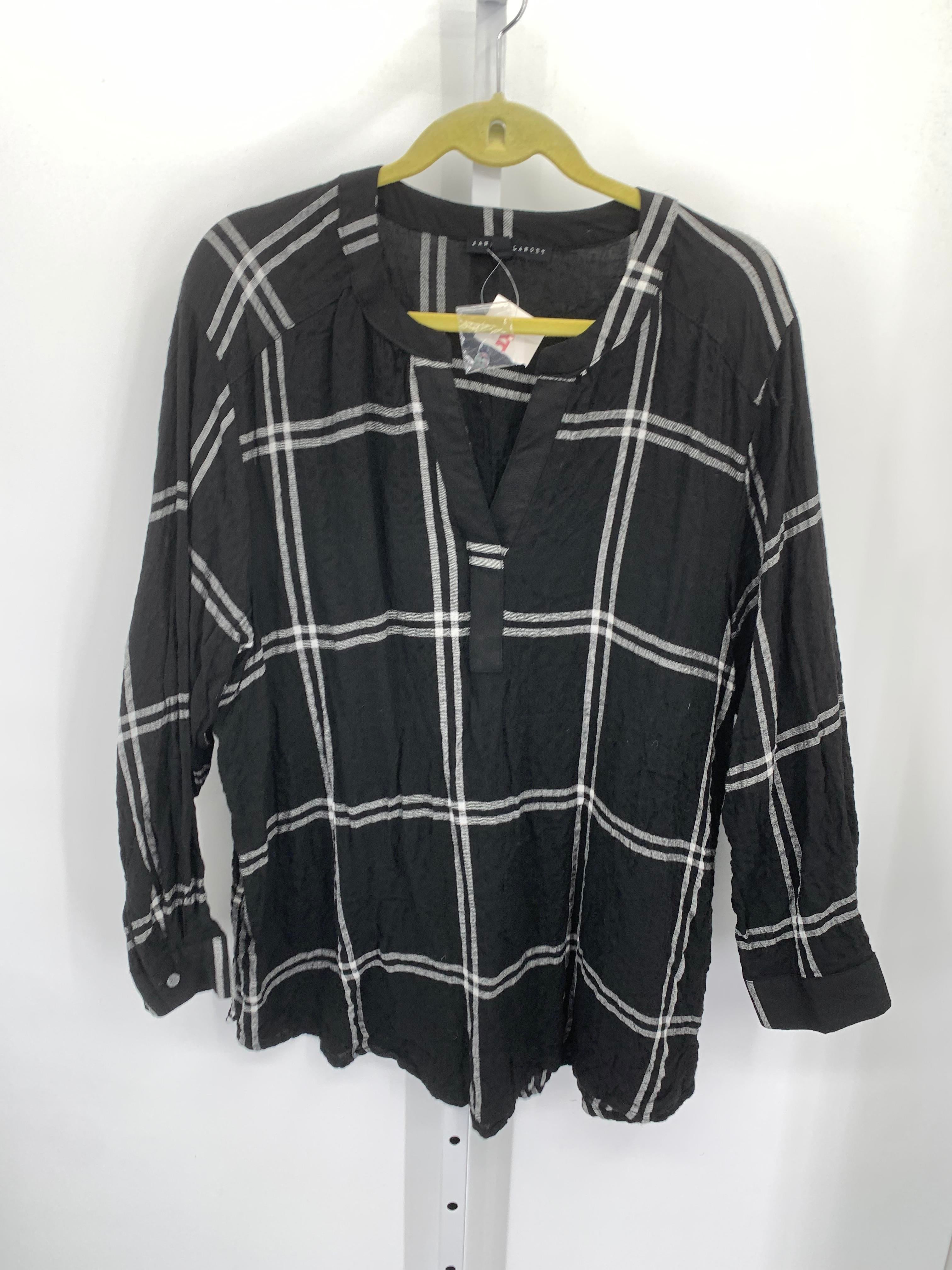 Size 1X Womens Long Sleeve Shirt