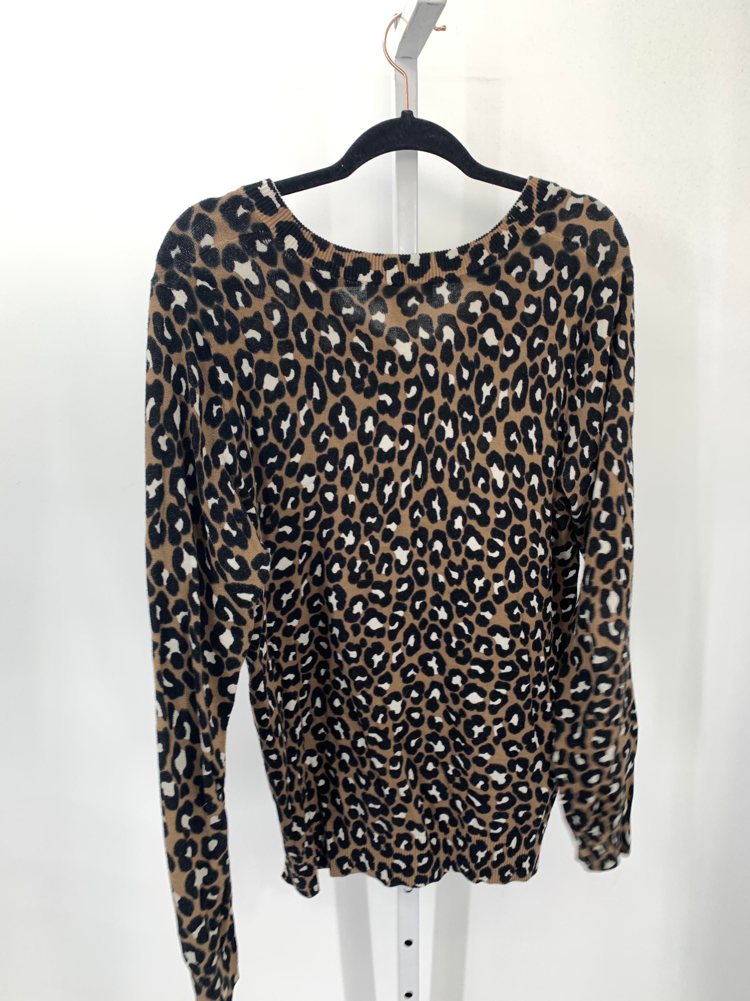 Michael Kors Size Large Misses Long Slv Sweater