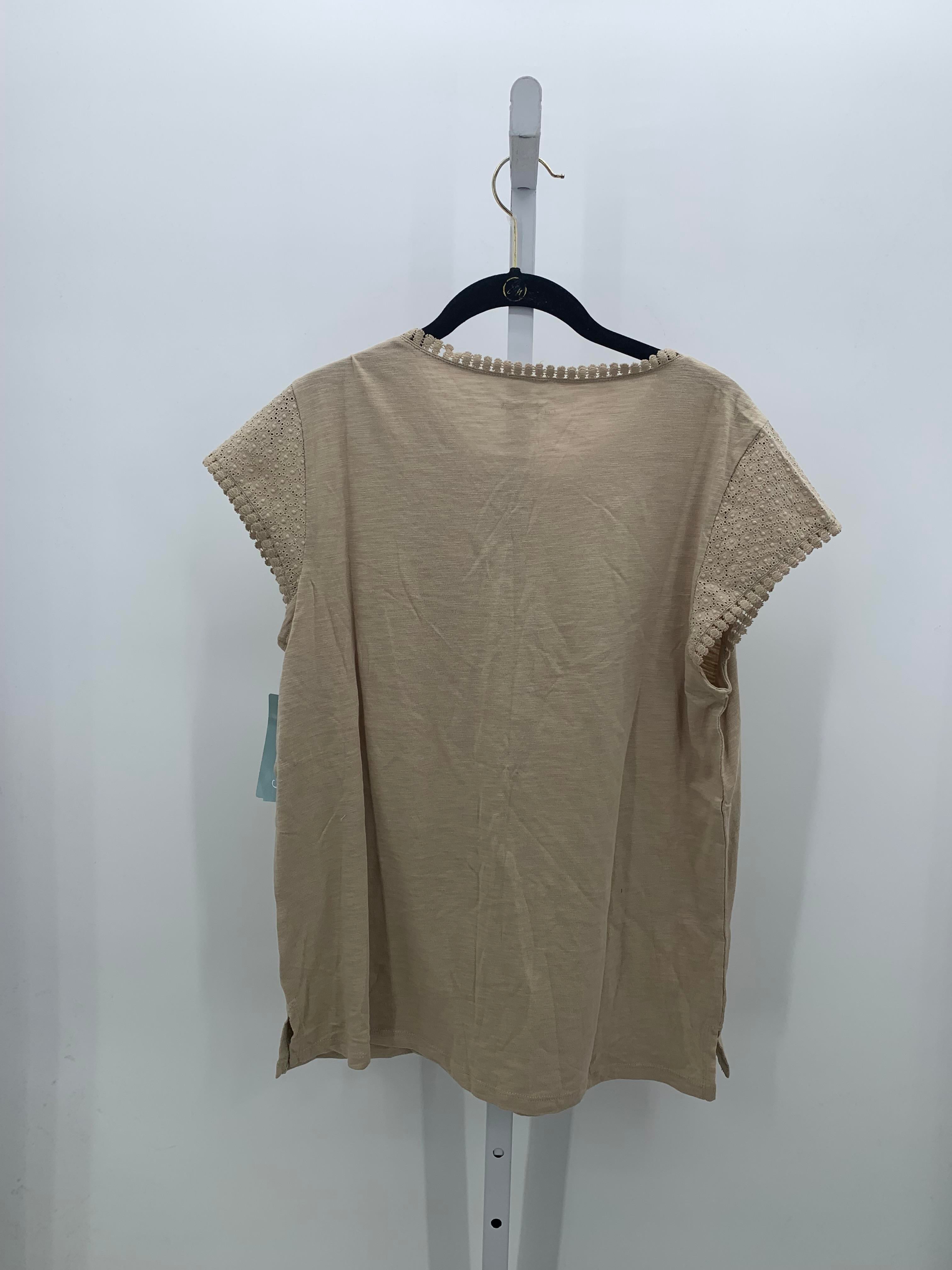 Coldwater Creek Size Medium Misses Short Sleeve Shirt
