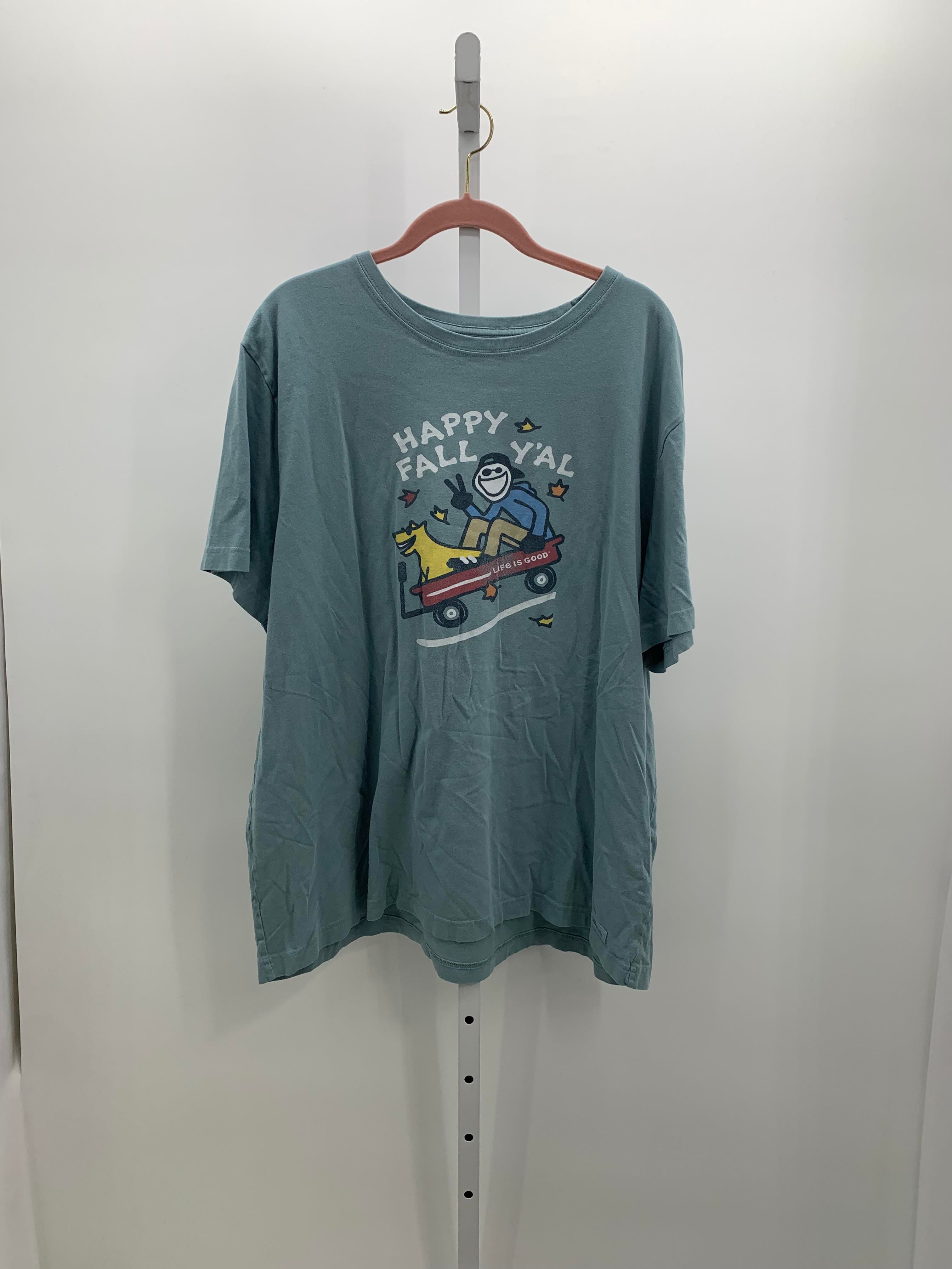 SHORT SLV SHIRT HAPPY FALL Y'ALL