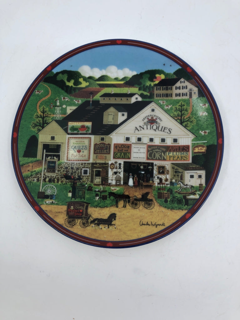 PEPPERCRICKET FARMS COLLECTORS PLATE.