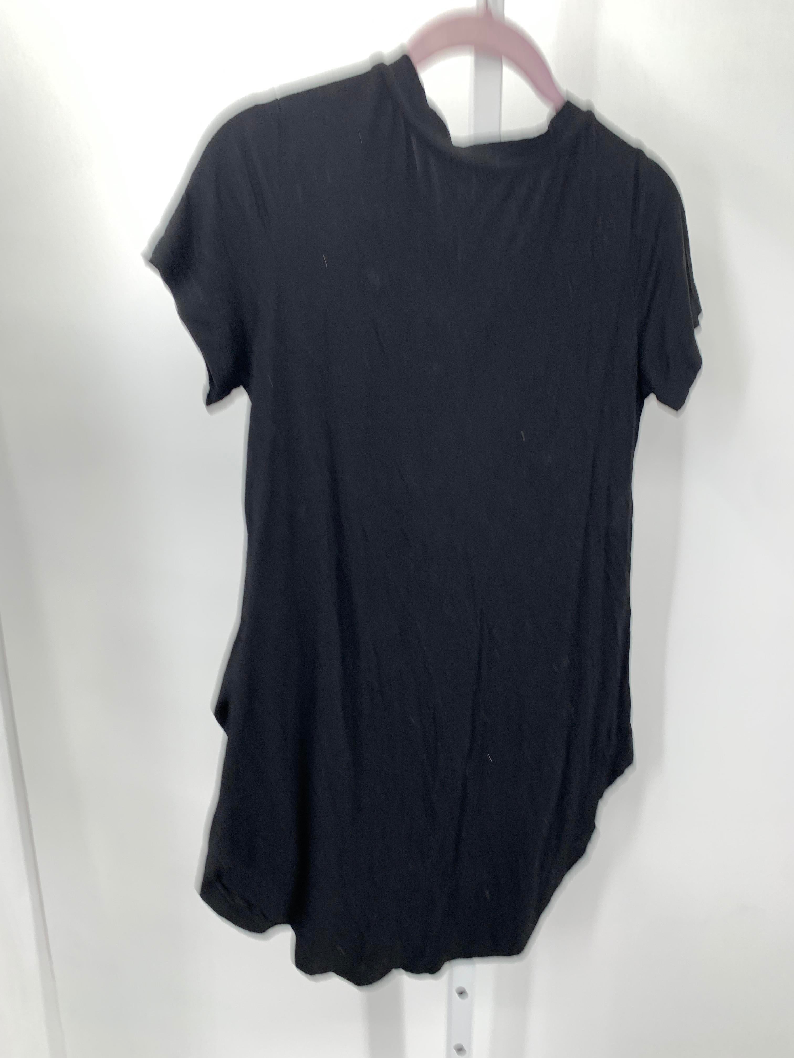 Black Size X Small Maternity Short Sleeve Shirt