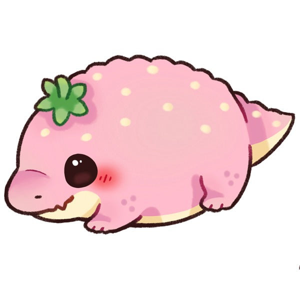 Mini Squishable Strawberry Crocodile