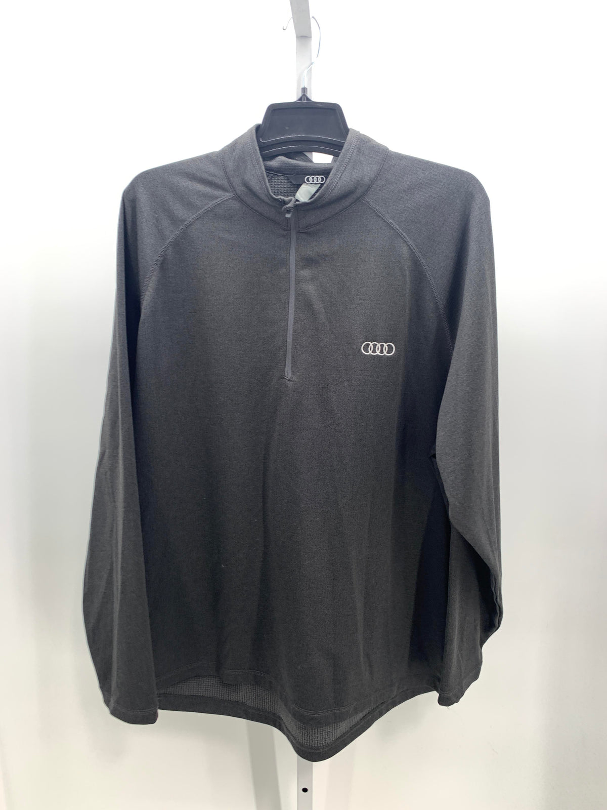 PARTIAL ZIP TEE.