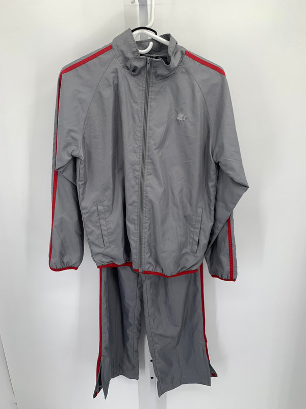 RED STRIPES WINDBREAKER JACKET AND PANTS