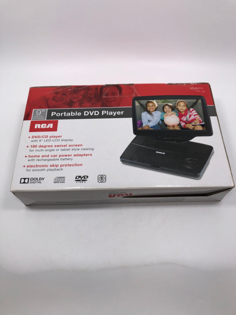 NIB RCA PORTABLE DVD PLAYER.