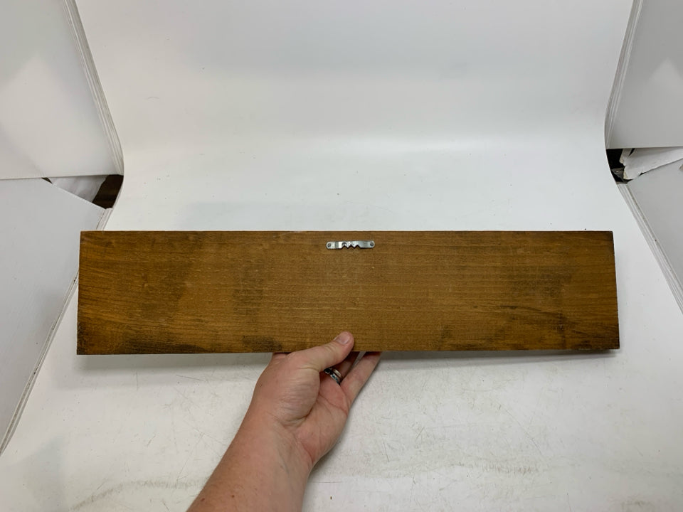 WOOD SOAP 5 CENTS WALL HANGING.